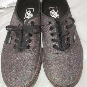 Glitter VANS womens size 10.5